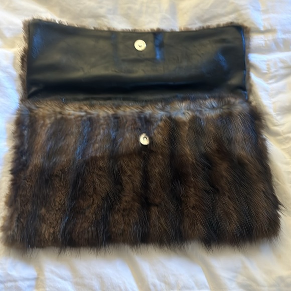 Mink Purse! Clutch or shoulder bag! Beautiful! - Picture 4 of 7